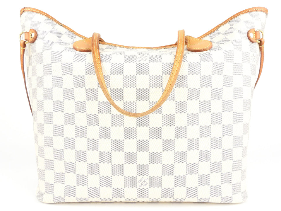 Louis Vuitton Damier Azur Coated Canvas Neverfull MM Shoulder Tote