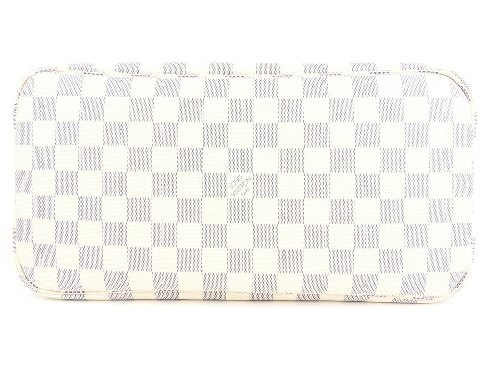 Louis Vuitton Damier Azur Coated Canvas Neverfull MM Shoulder Tote