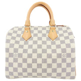 Louis Vuitton Damier Azur Coated Canvas Speedy 25cm Boston Bag