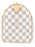 Louis Vuitton Damier Azur Coated Canvas Speedy 25cm Boston Bag