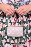 Louis Vuitton Taupe/Cream Monogram Leather Mini Pochette Accessoires
