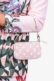 Louis Vuitton Taupe/Cream Monogram Leather Mini Pochette Accessoires