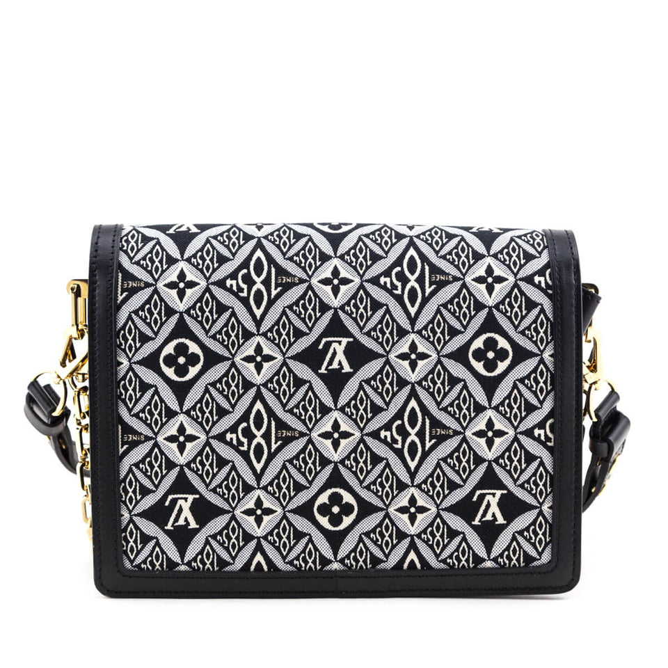 Louis Vuitton Grey Jacquard Since 1854 Dauphine MM