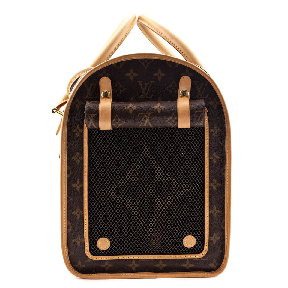Louis Vuitton Monogram Sac Chien 40 Pet Carrier