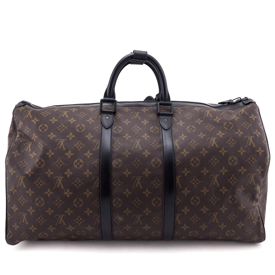 Louis Vuitton Monogram Waterproof Keepall Bandouliere 55