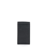 Louis Vuitton Porte Cles Badge Ardoise Black Taiga Leather Key Pouch