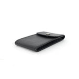 Louis Vuitton Porte Cles Badge Ardoise Black Taiga Leather Key Pouch
