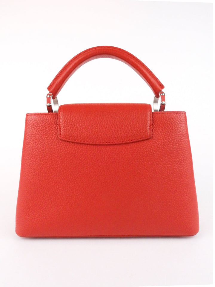 Louis Vuitton Red Taurillon Leather Capucines BB