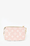 Louis Vuitton Taupe/Cream Monogram Leather Mini Pochette Accessoires