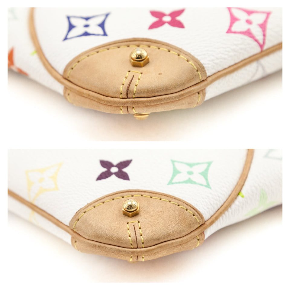 Louis Vuitton White Monogram Multicolor Pochette Milla MM