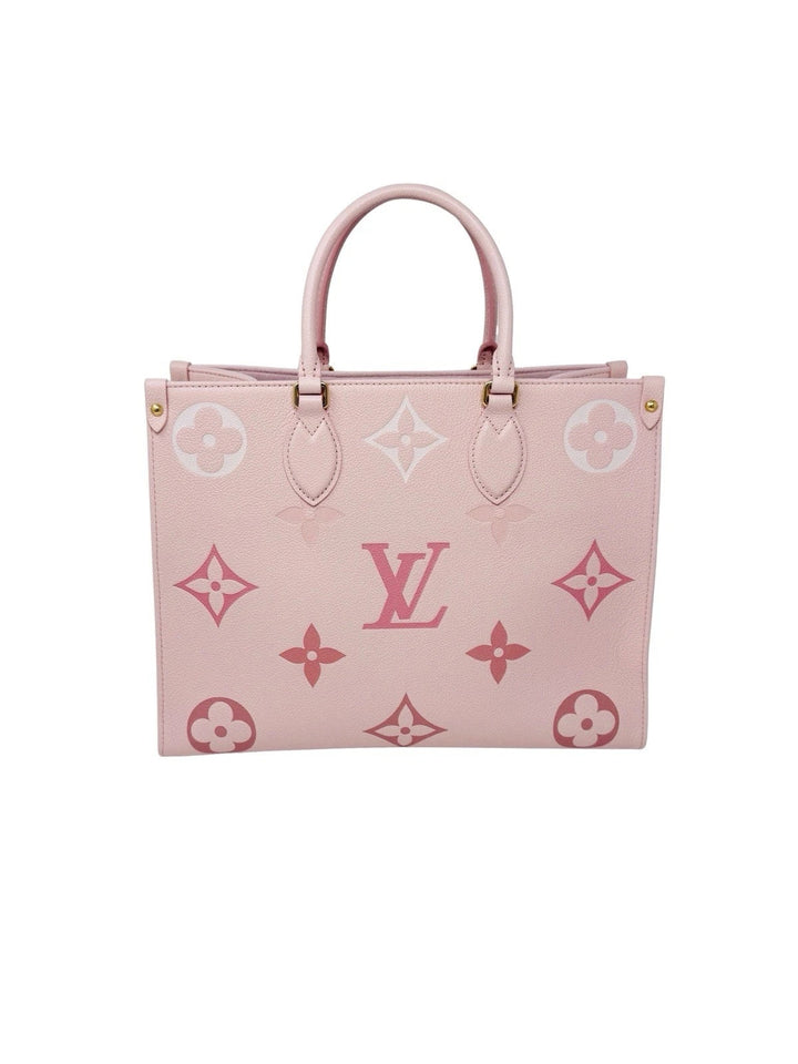 Louis Vuitton ONTHEGO MM BY THE POOL EMPREINTE TOTE BAG