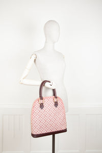 Louis Vuitton Alma Haut Mini Lin Sepia Handbag