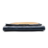 Louis Vuitton Bleu Nuit Monogram Vernis Sunset Boulevard Convertible Clutch
