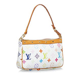 Louis Vuitton Monogram Multicolore Pochette Accessoires White Clutch