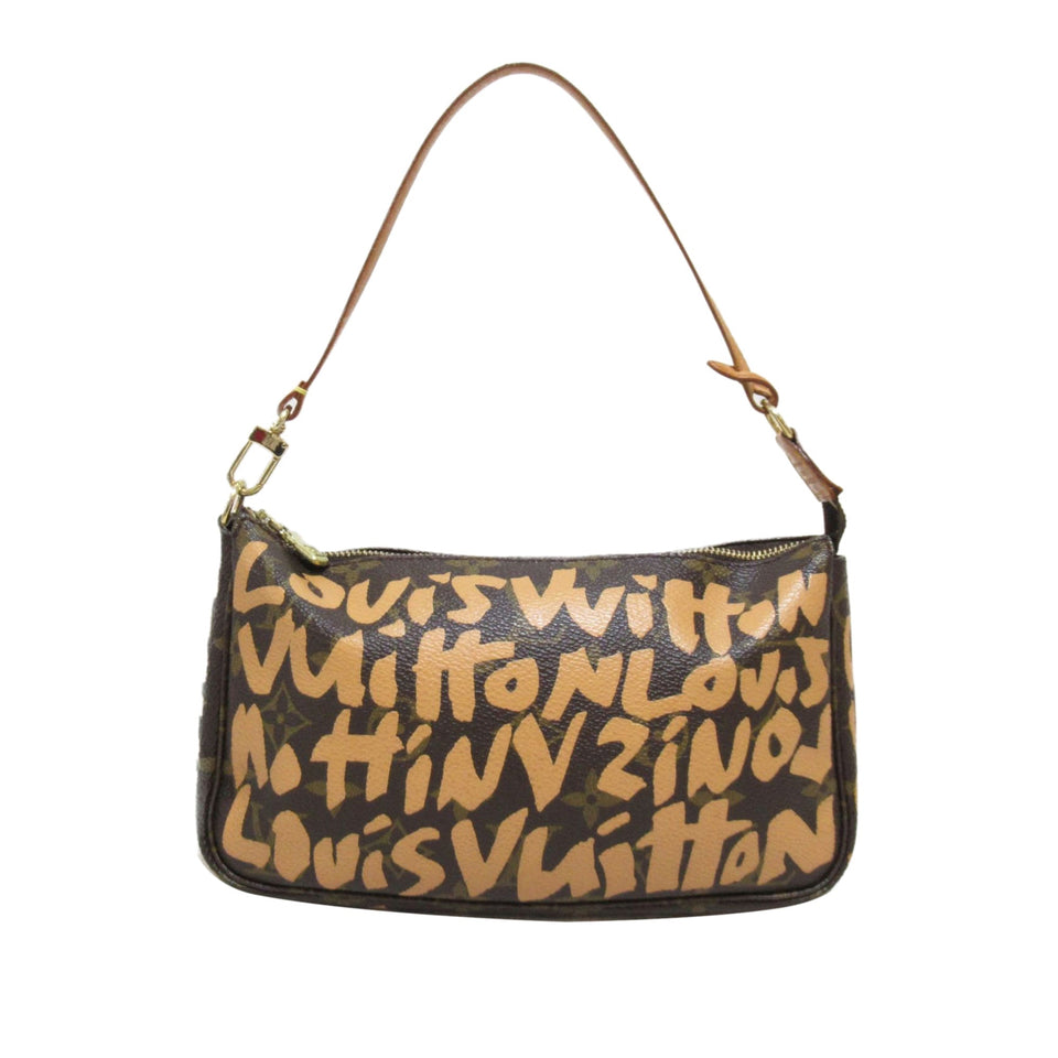 Louis Vuitton x Stephen Spro Monogram Graffiti Pochette Accessoires Baguette