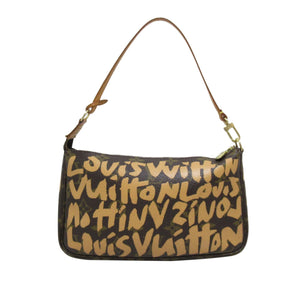 Louis Vuitton x Stephen Spro Monogram Graffiti Pochette Accessoires Baguette