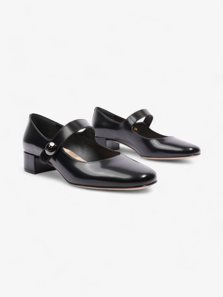 Christian Dior Uniform Mary Jane 30 Black Leather EU 38 UK 5