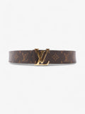Louis Vuitton LV Reversible Belt Monogram / Black Coated Canvas 90cm 36"