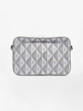 Christian Dior CD Diamond Safari with Strap Grey Coated Canvas