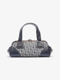 Christian Dior Doctor Bag Monogram / Navy Blue Canvas