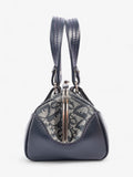 Christian Dior Doctor Bag Monogram / Navy Blue Canvas