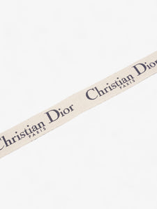Christian Dior Adjustable Shoulder Strap With Ring Blue Oblique / Gold Cotton