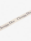 Christian Dior Adjustable Shoulder Strap With Ring Blue Oblique / Gold Cotton
