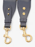 Christian Dior Adjustable Shoulder Strap With Ring Blue Oblique / Gold Cotton