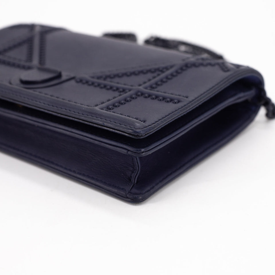 Dior Diorama Wallet On Chain Navy