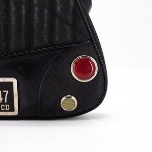 Dior Montaigne 1947 Bag Black by John Galliano Collection