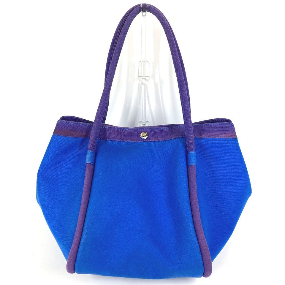 Hermes Handbag canvas blue With porch Sac Baga GM Sac Baga GM