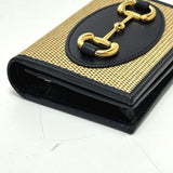 Gucci Trifold wallet 621887 Canvas / leather beige Horsebit Women