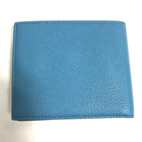 Gucci Folded wallet 658681 leather blue logo Wallet mens