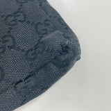 Gucci Waist bag 28566 GG canvas black GG canvas W pocket mens