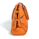Hermes Handbag Taurillon Clemence Orange Atlas 35