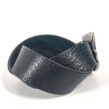 Gucci belt 223896 leather black G logo buckle Women 85