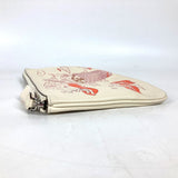 Hermes Pouch leather Ivorytype Carre pocket long