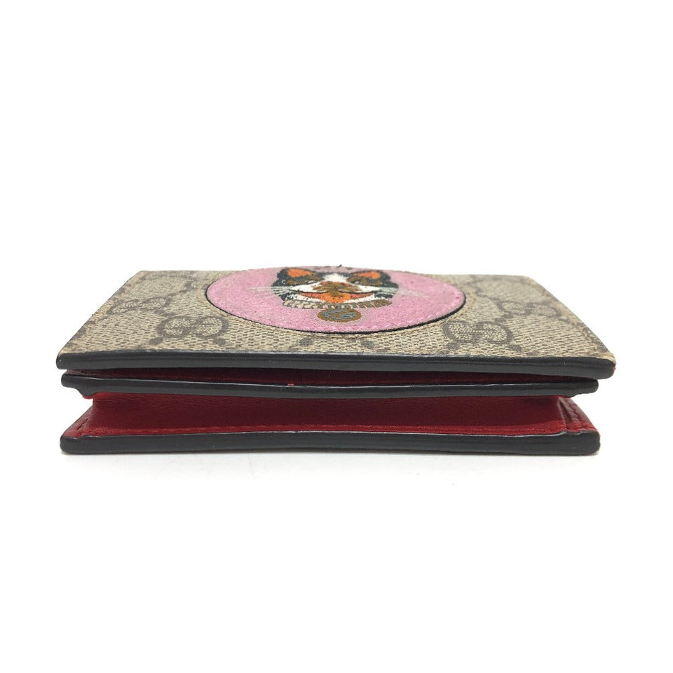 Gucci Folded wallet 506277 GG Supreme Canvas beige GG Supreme BOSCO