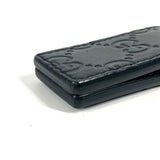 Gucci Money clip 522867 Sima leather black GG Guccisima mens