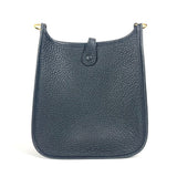 Hermes Shoulder Bag Taurillon Clemence black long Evelyn TPM Amazone unisex(Unisex)