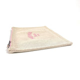 Hermes Pouch canvas pink logo Sailing
