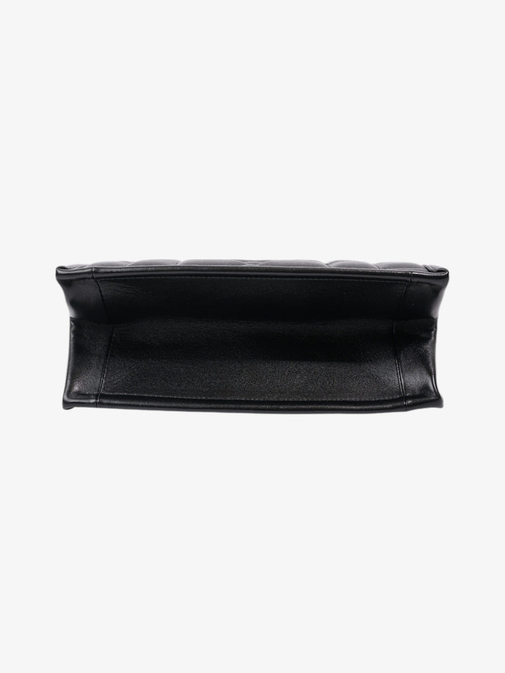 Christian Dior Archi Cannage Bage Black Leather