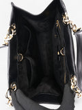 Christian Dior Archi Cannage Bage Black Leather