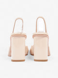 Christian Dior CD Slingback 80mm Nude Patent Leather EU 38 UK 5