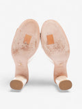 Christian Dior CD Slingback 80mm Nude Patent Leather EU 38 UK 5