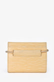 Louis Vuitton 2001 Cream Epi Leather Trifold Elastic  Holder