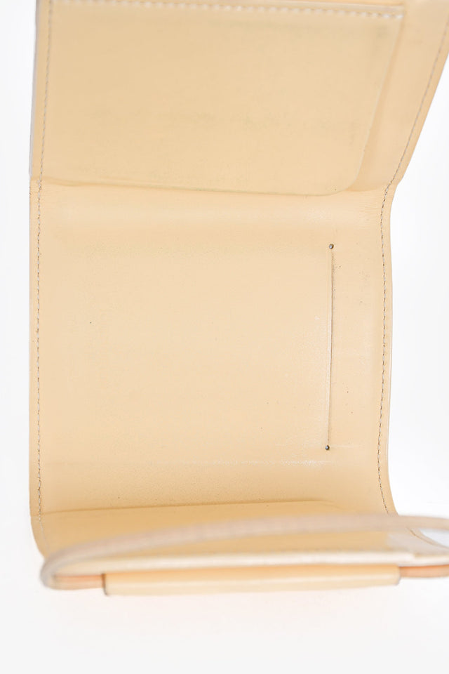 Louis Vuitton 2001 Cream Epi Leather Trifold Elastic  Holder