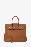 Hermes 2009 Gold Togo Leather Birkin 35