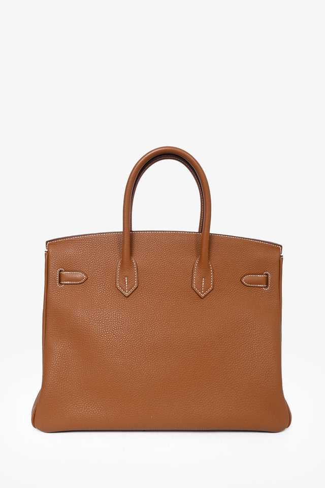 Hermes 2009 Gold Togo Leather Birkin 35
