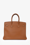 Hermes 2009 Gold Togo Leather Birkin 35